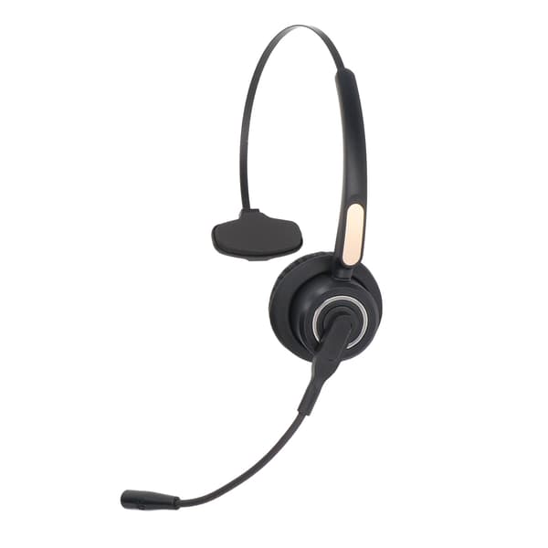 USB-headset, enkelöra, Bluetooth, brusreducerande, justerbara hörlurar för kundtjänst med mikrofon
