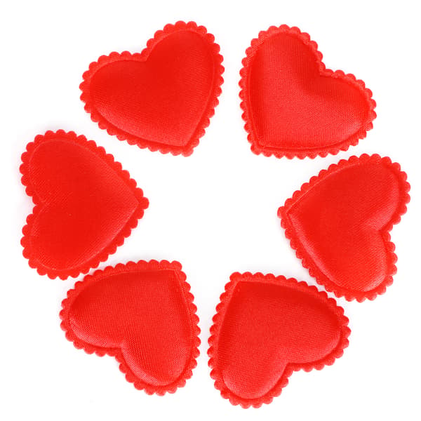 500 stk. 3,5 cm hjertekonfetti i polyester til bryllup og valentinsdag