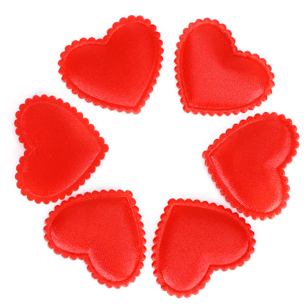 500 stk 3,5 cm hjertekonfetti polyester bryllup Valentinsdag dekorasjon konfetti