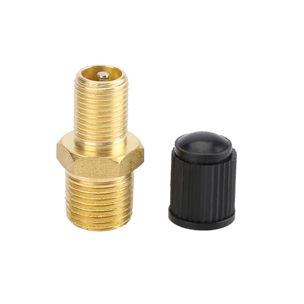 2 stk 1/4 tommers NPT MPT Messing Luftkompressor Tank Fyllingsventil