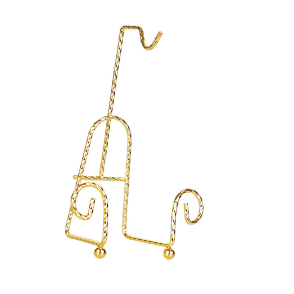 Te-underkop Display Stand Twist Wire Tekop Staffeli til Tallerken Tekande Kaffekrus--