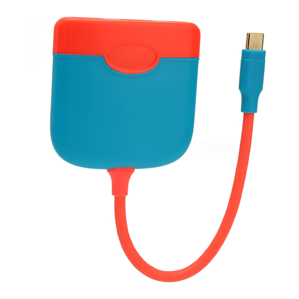 Bärbar TV-dockningsstation 4K USB3.0 PD Snabbladdning 3 i 1 HD Multimedia Interface Adapter Hub Dock för switch