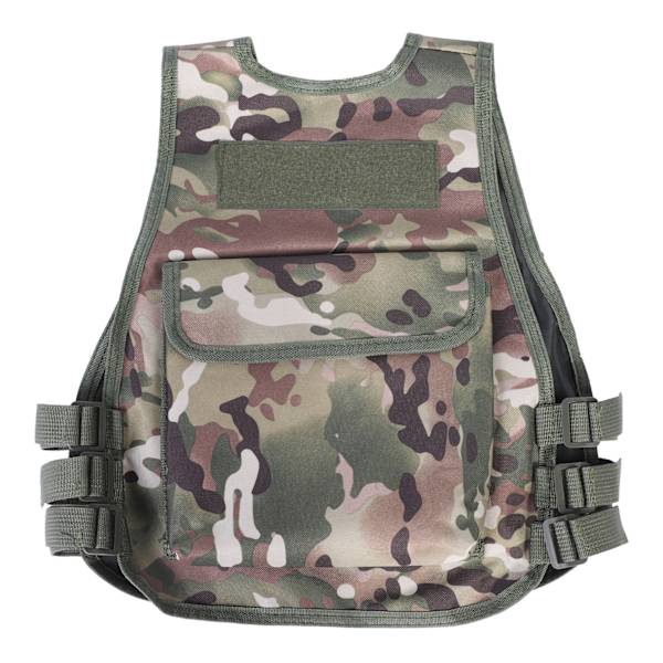 Børnevest Militær Camouflage Vest til udendørs spil (Camouflage Farve S)