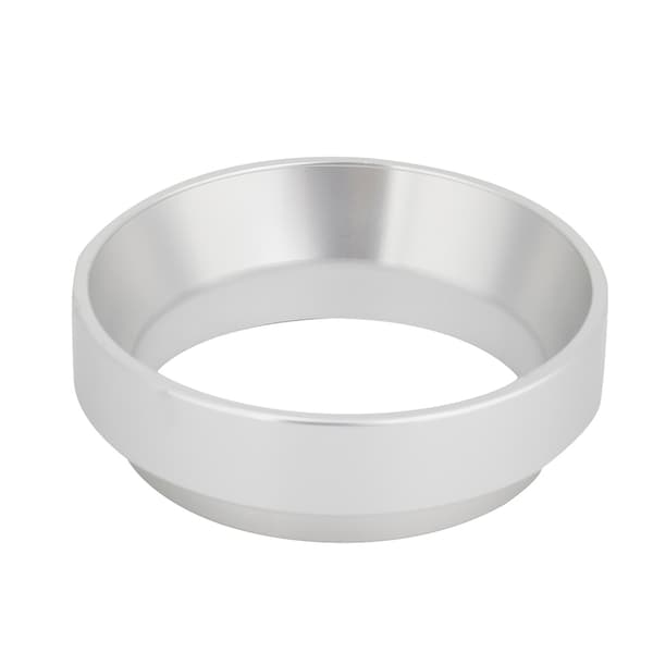 58 mm Universal Kaffedoseringsring i Aluminium, Erstatningstilbehør til Kaffemaskine (Sølv)