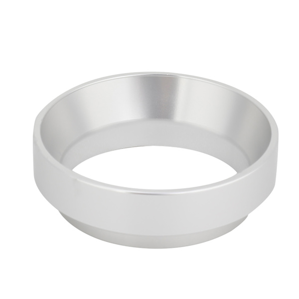 58mm alumiininen yleiskäyttöinen kahvin annostelu suppilo korvaava kahvinkeitin lisävaruste (hopea)