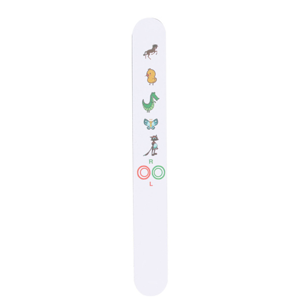 Barn Vision Optometri Test Card Clear Cartoon Pattern Fixation Stick Vision Tester for Eye Hospital