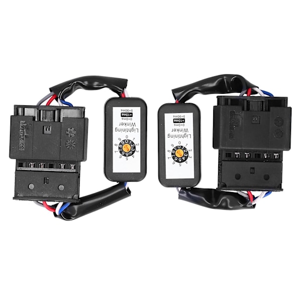 Par LED Baglygter Dynamisk Blinklys Adapter Ledningsnet Blinkmodul Kit Passer til X3 G01 G08 X3M F97 2018+