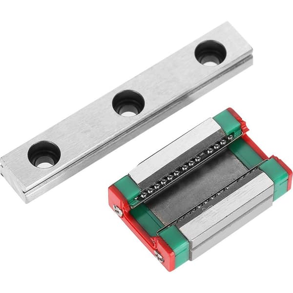 LML9B miniatyr lineær guide - 9mm skinne med 55mm glideblokk