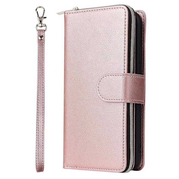 Etui til Samsung Galaxy S22 Ultra, Wallet Phone Case Rose Gold