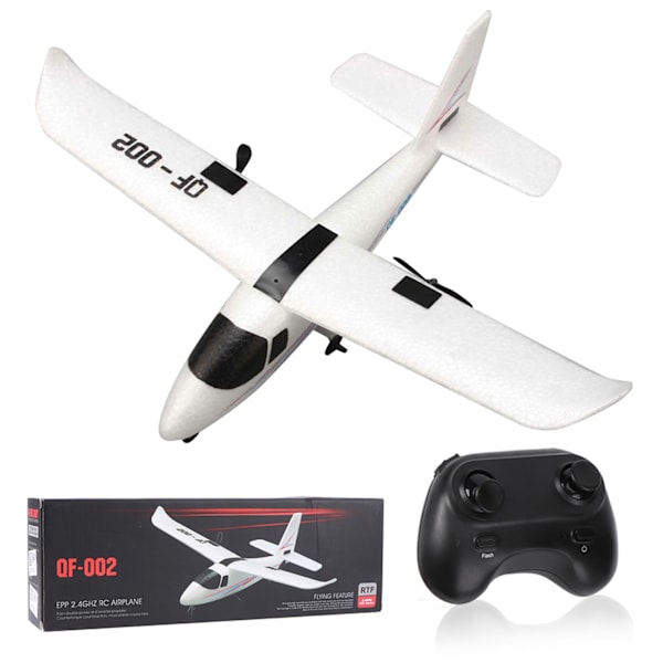 DIY Fixed Wing Airplane Glider Drop-Resistant Fjernkontroll Fly RC-fly (uten LED)