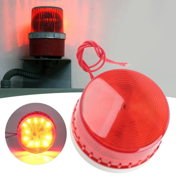 LTE‑5061 Mini LED varsellys Strobe Fast Spiral Signal Blitsenhet AC220V
