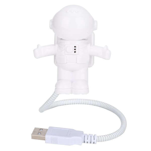 Energibesparande astronaut rymdman form mini USB LED nattlampa dator bärbar dator bärbar lampa