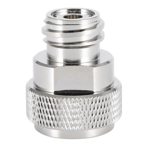 CO2-adapter i messing til udskiftning af tankbeholder (sølv)