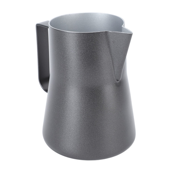 550 ml melkeskummerkanne i rustfritt stål 304 med spiss tut, melkeskummerkopp, tilbehør til kaffemaskin, svart