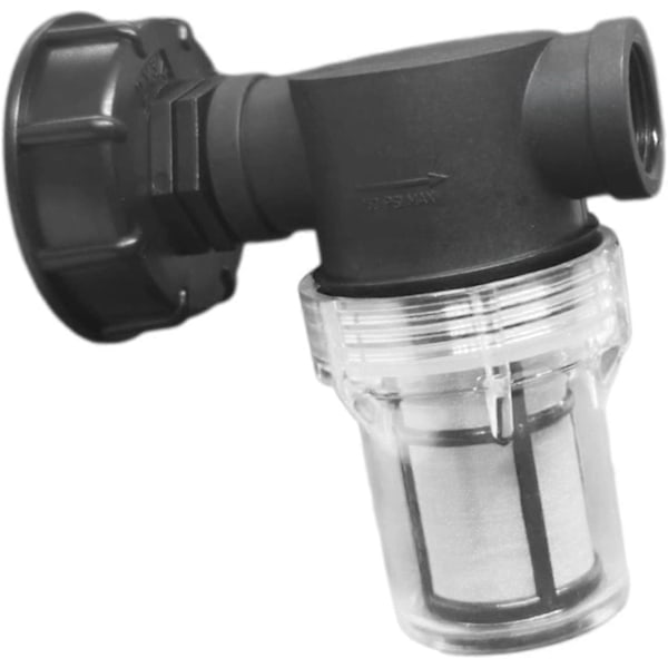 IBC Tank Adapter Ventil Kran Plastkran Slanganslutning Ton Fat Koppling Adapter för Regnvattenuppsamlare Kopplingsutlopp 12X12.5X7.5cm