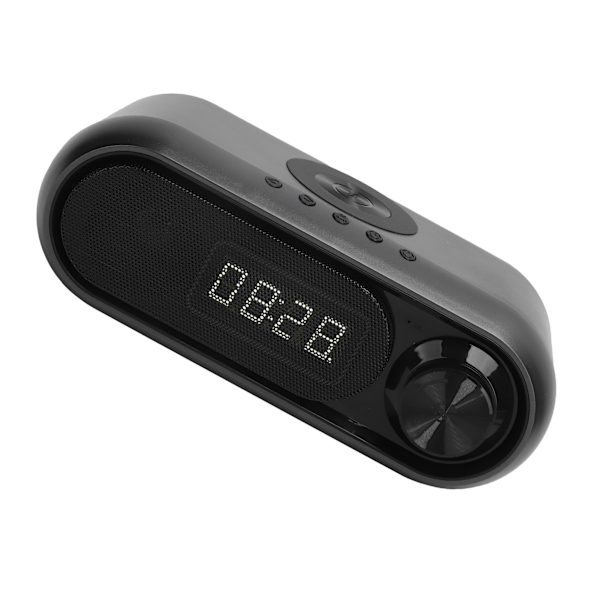 Trådlös laddning Bluetooth väckarklocka multifunktionell FM-radio sängbordshögtalare för hemmet