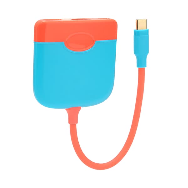 3-in-1 USB C - HD Multimedia Interface -sovitin USB C - USB C USB3.0 -moniporttisovitin yhteensopiva Type C -laitteiden kanssa sininen punainen