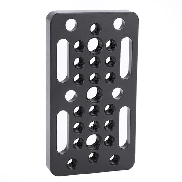 Stativholderadapterplate med 1/4\" 3/8\" gjengede hulltilbehør