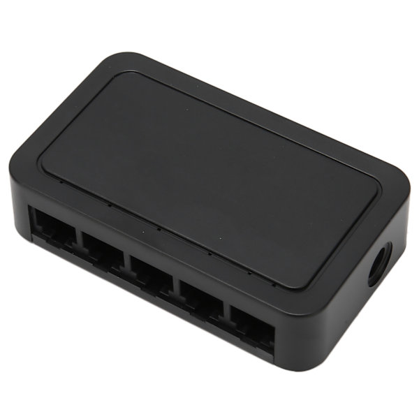 5-portars Gigabit-nätverksswitch Liten Ethernet-splitter Nätverksswitch Skrivbord Plug and Play Fläktlös Nätverksswitch 100-240V EU-kontakt