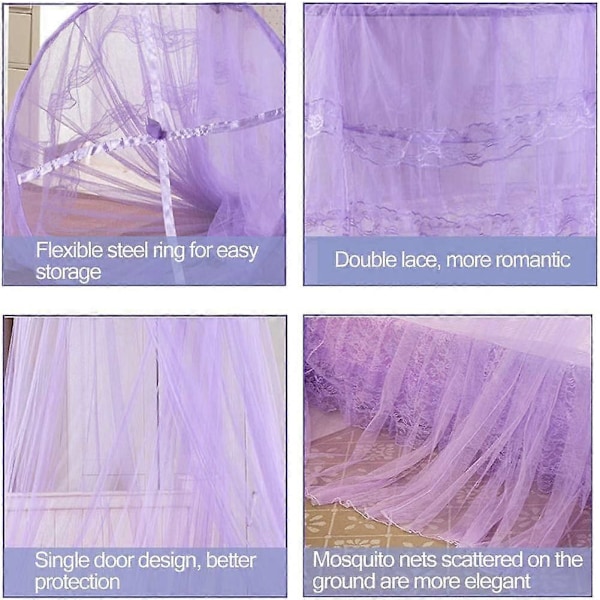 Lilla Myggenet Baldakin, Prinsesse Myggenet, Universal Dome Myggenet i Polyester