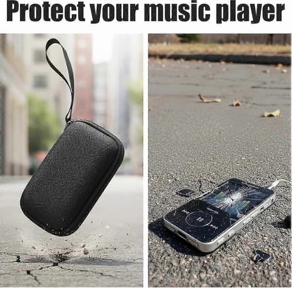 Vanntett støtsikkert hardt etui for HiFi Walker H2 & FiiO MP3-spillere