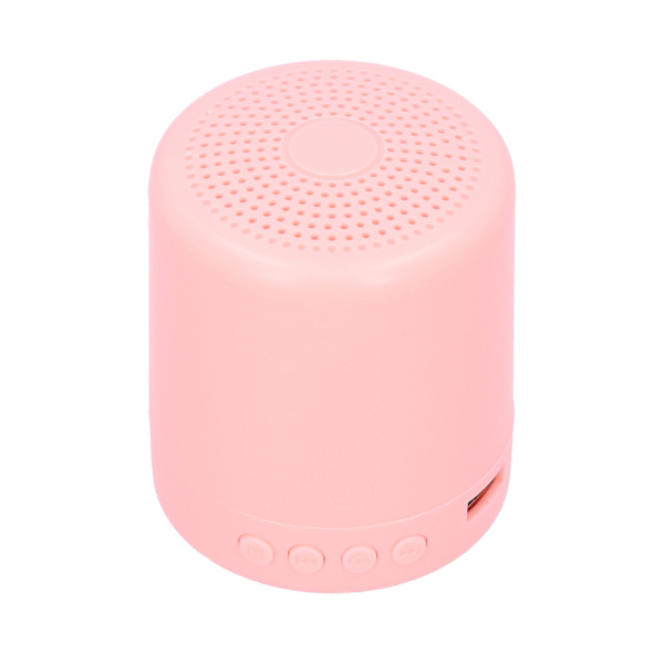 Trådlös Bluetooth-högtalare utomhus bärbar mini Hifi-högtalarlåda USB/minneskort/FMPink