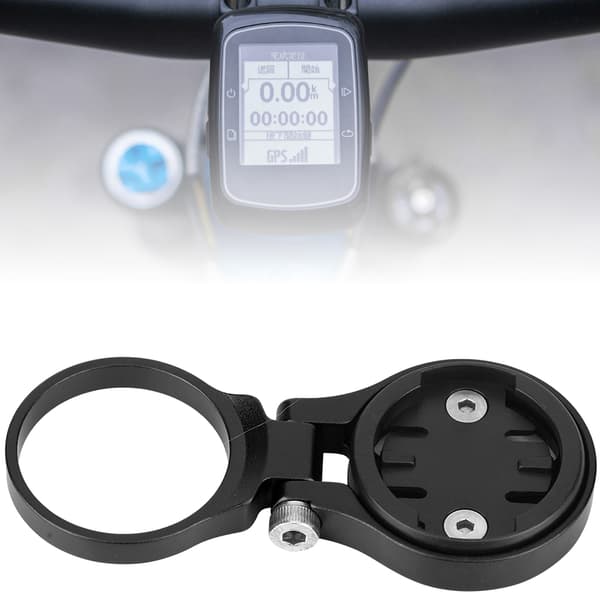 Justerbart stemfeste for sykkel til Garmin Edge 1000 820 810 520 Computer GPS (Svart)