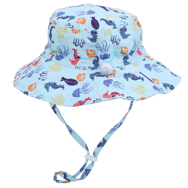 Hurtigtørrende spandhat unisex baby dreng pige udendørs justerbar strand cap spandhat4# S