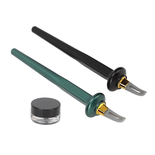 Silikoninen Eyeliner Tool Set Eyeliner Guide Wand Vedenkestävä Pitkäkestoinen Geelinen Eyeliner Meikkitaiteilijalle