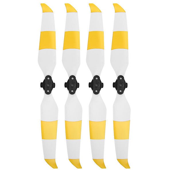2 par propel støjsvage quick release propeller tilbehør passer til Mavic AIR 2 drone gul hvid