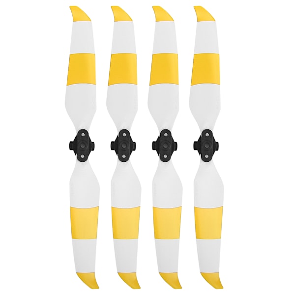 2 par propeller med lav støj, hurtigudløse propellertilbehør, der passer til Mavic AIR 2 DroneYellow White