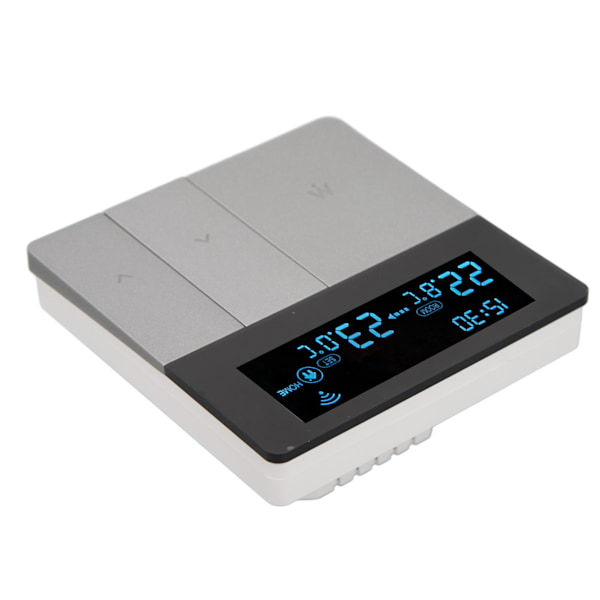 Digital termostat fjernkontroll temperaturregulator AC 90‑240V for varmtvannsbereder uten WiFi