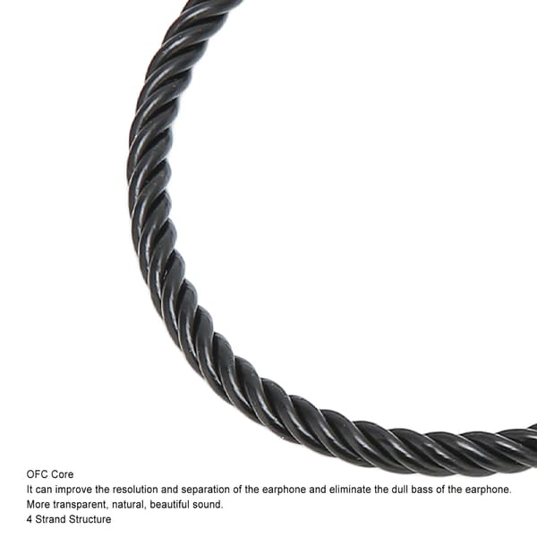 Kuulokeadapterikaapeli kullattu 4,4 mm balansoitu uros - 3,5 mm stereonainen adapterijohto