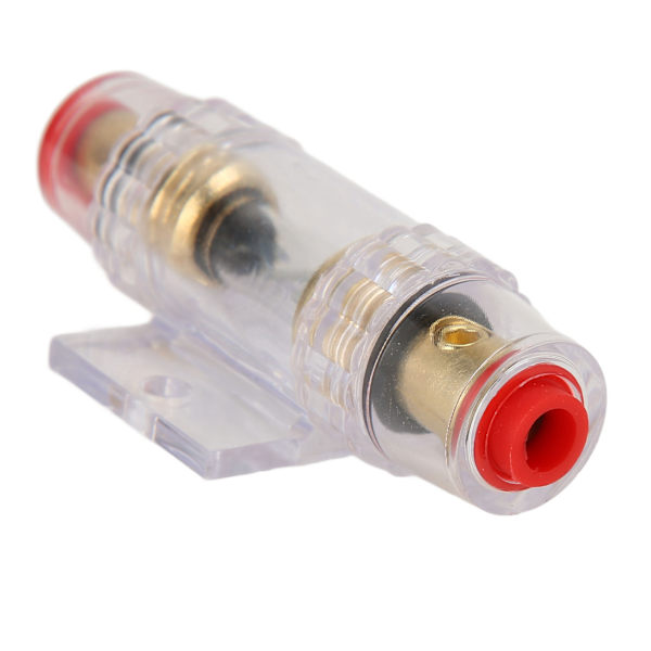 Bilstereo Single in Line AGU sikringsholder 60A høj temperatur modstandsdygtig til 4AWG 8AWG ledning