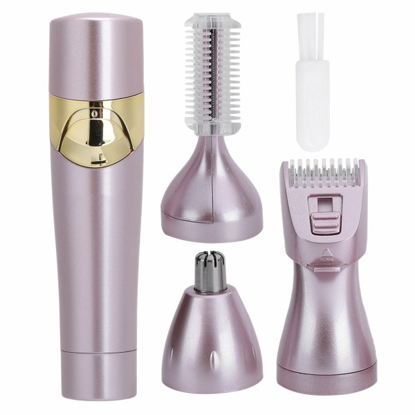 4 i 1 multifunktionell hårrakapparat för kvinnor Epilator Bärbar ögonbryns näshårtrimmer
