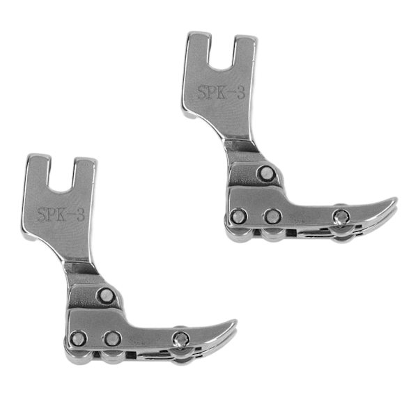 2 stk Rulletrykfod Stål Robust Holdbar Anti-Slip Industriel Symaskine Trykfod med Leje