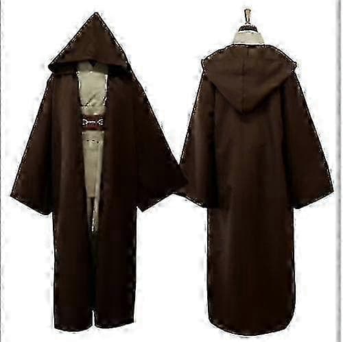 Obi-Wan Kenobi Jedi -aikuisten asu Brown S