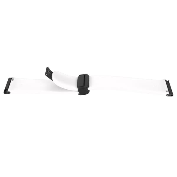 Silikonband Quick Release Sportklockarmband med 24 mm magnetiskt fällbart spänne Passar Suunto 7 9 D5i Vit
