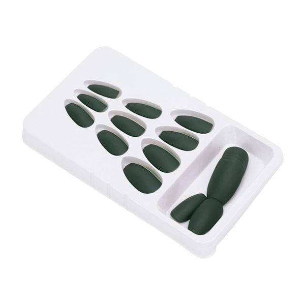 24 STK falske fingernegle Lang tryk fuld dækning Fake Color Art Nails til DIY Nail Art SalonF127