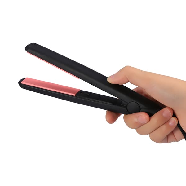 Mini bærbar elektronisk rettetang for hårstyling 110-240V (US-plugg)