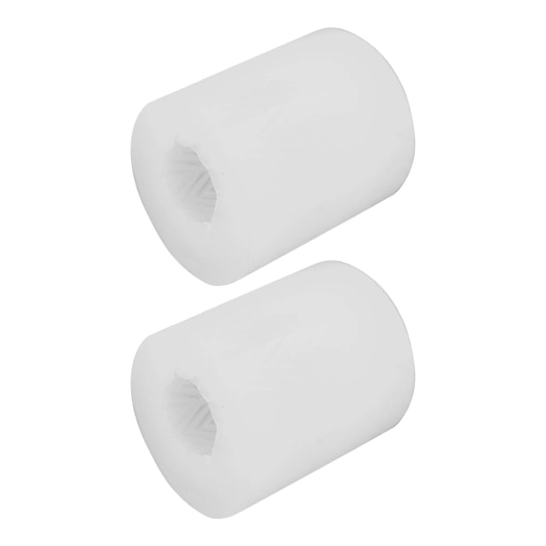 2 st Äggljus Form 3D Realistisk Mjuk Återställbar Vit Form till påsk