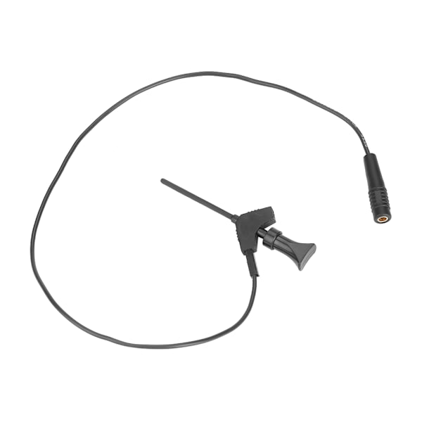 2 st svarta röda banankontaktsockel testledningar testklämma krokset 2 mm P1511B