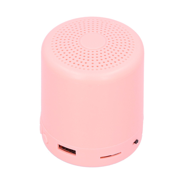 Trådlös Bluetooth-högtalare utomhus bärbar mini Hifi-högtalarlåda USB/minneskort/FMPink