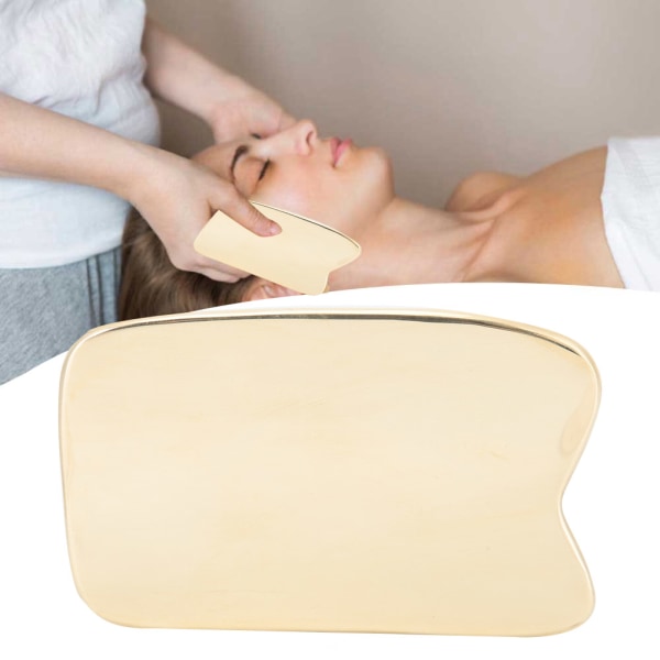 Messinkinen kaavinlevy Scraper Massager SPA vartalohierontatyökalu Terveydenhuolto