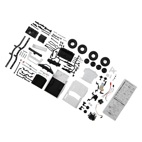 C24 2.4G DIY RC-bil KIT 4WD Fjärrkontroll Crawler Off Road Flyttbar Maskin Bilar Barnleksaker