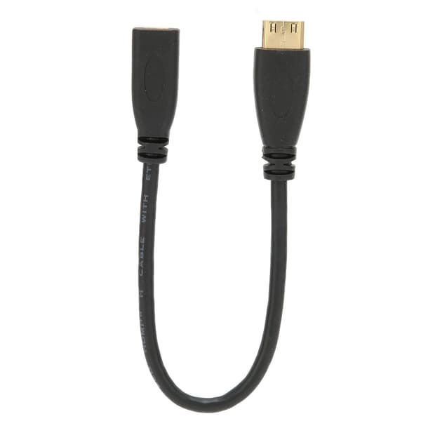 Adapterkabel Overfør data Bærbart kompakt design Hun-han-stik Mini til Micro kort kabel til telefoncomputer