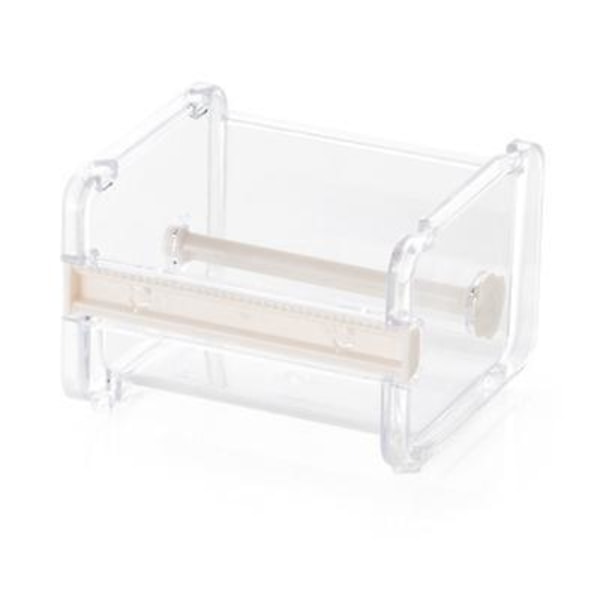 White Washi Tape Dispenser Cutter - 2st, Desktop Organizer och förvaring