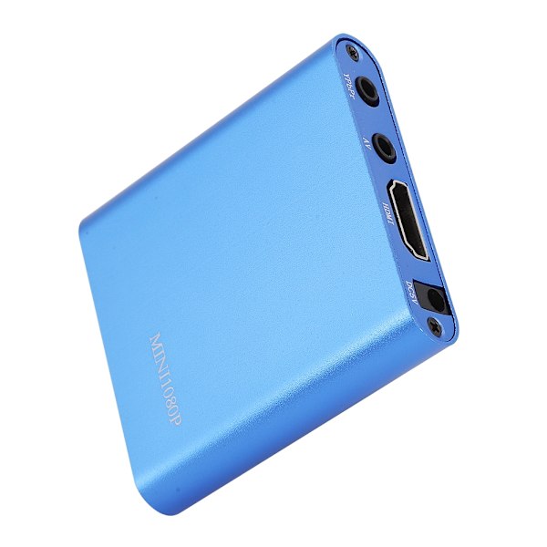 Mini 1080P HDMI Digital Mediaafspiller Harddisk Dekoder med Fjernbetjening (100-240V) Blå EU