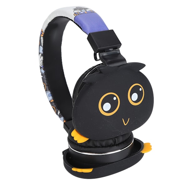 YLFASHION Børne tegneserie Bluetooth Headset Stereo Foldbar Support Memory Card Line i Børne Trådløs Hovedtelefon til PC