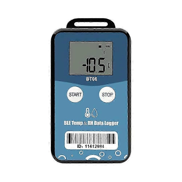 BT06 Mini Luftfuktighet Temperatur Datalogger Digital 32000 Punkt Intern Sensor Långdistans Bluetooth Recorder